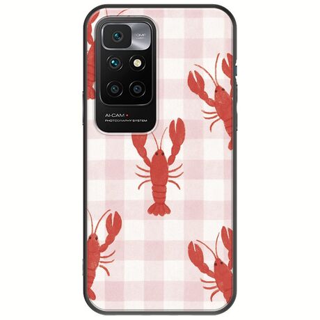 Lobster Picnic Xiaomi Redmi 10 Black TPU (Μαύρη Σιλικόνη)