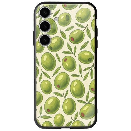 Olive Vibes Samsung Galaxy A35 5G Groove TPU (Tempered Glass και TPU)