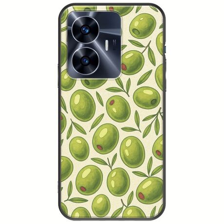 Olive Vibes Realme C55 Black TPU (Μαύρη Σιλικόνη)