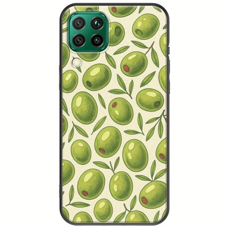 Olive Vibes Huawei P40 Lite Black TPU (Μαύρη Σιλικόνη)