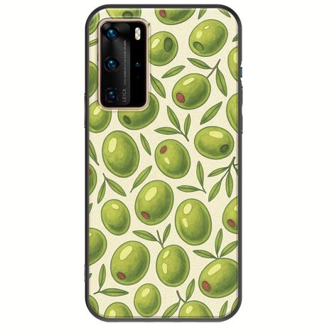 Olive Vibes Huawei P40 Pro Black TPU (Μαύρη Σιλικόνη)