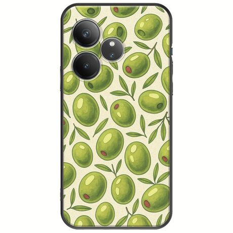 Olive Vibes Realme GT 6T 5G Black TPU (Μαύρη Σιλικόνη)