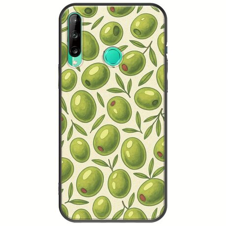 Olive Vibes Huawei P40 Lite E Black TPU (Μαύρη Σιλικόνη)