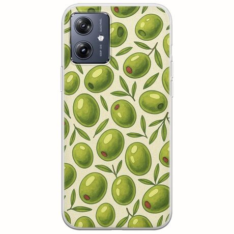 Olive Vibes Motorola Moto G54 5G Flexible TPU (Διάφανη Σιλικόνη)