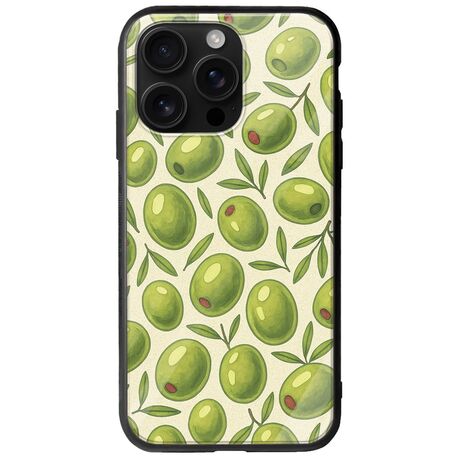 Olive Vibes iPhone 16 Pro Max Groove TPU (Tempered Glass και TPU)