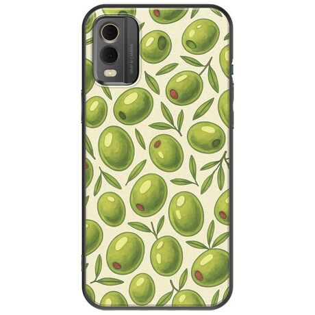 Olive Vibes Nokia C32 Black TPU (Μαύρη Σιλικόνη)