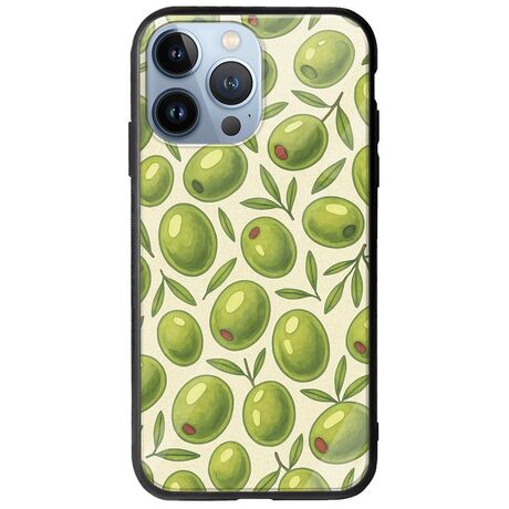 Olive Vibes iPhone 13 Pro Groove TPU (Tempered Glass και TPU)