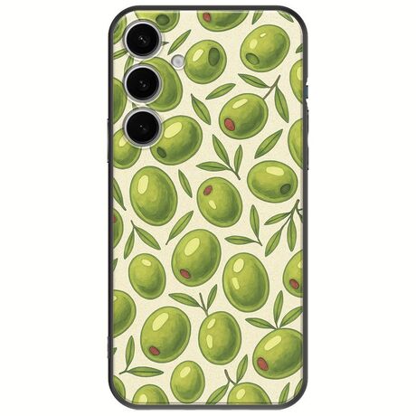 Olive Vibes Samsung Galaxy S24 Plus 5G Black TPU (Μαύρη Σιλικόνη)