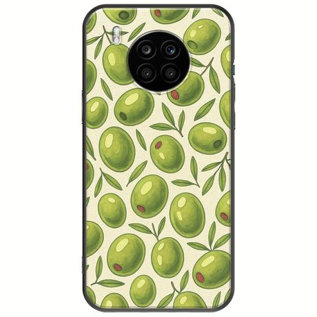 Olive Vibes Huawei Nova 8i Black TPU (Μαύρη Σιλικόνη)