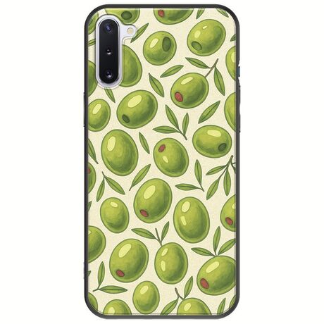 Olive Vibes Samsung Galaxy Note 10 Black TPU (Μαύρη Σιλικόνη)