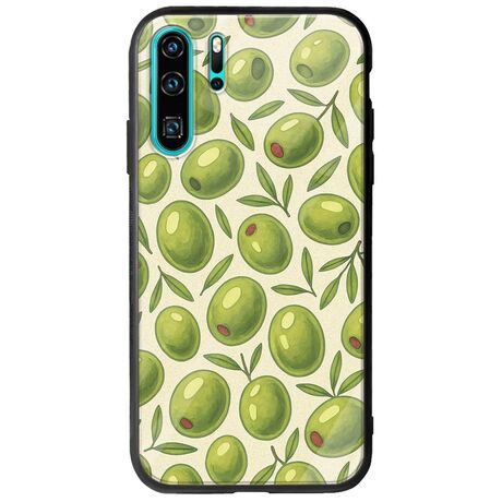 Olive Vibes Huawei P30 Pro Groove TPU (Tempered Glass και TPU)