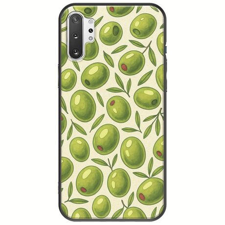 Olive Vibes Samsung Galaxy Note 10 Plus Black TPU (Μαύρη Σιλικόνη)
