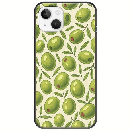 Olive Vibes iPhone 14 Black TPU (Μαύρη Σιλικόνη)