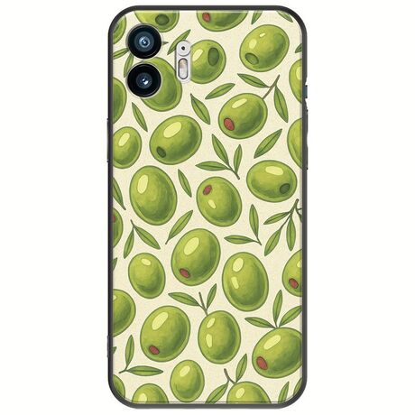 Olive Vibes Nothing Phone (2) Black TPU (Μαύρη Σιλικόνη)
