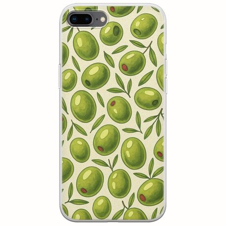 Olive Vibes iPhone 7 Plus Flexible TPU (Διάφανη Σιλικόνη)