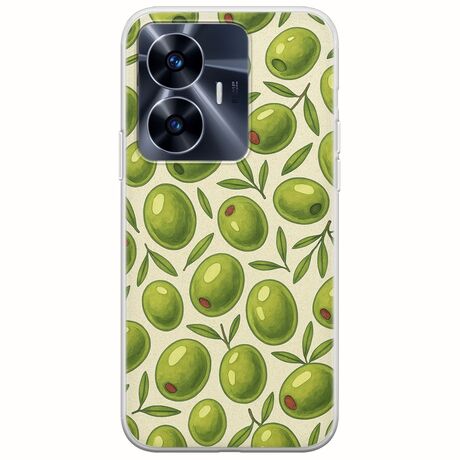 Olive Vibes Realme C55 Flexible TPU (Διάφανη Σιλικόνη)