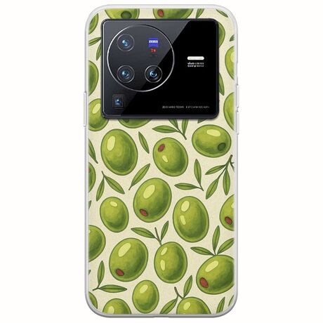Olive Vibes Vivo X80 Pro Flexible TPU (Διάφανη Σιλικόνη)