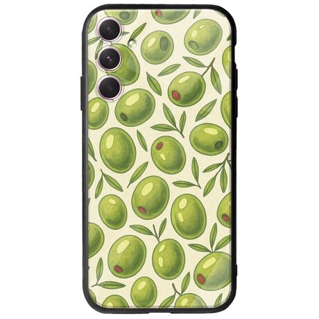 Olive Vibes Samsung Galaxy A14 5G Groove TPU (Tempered Glass και TPU)