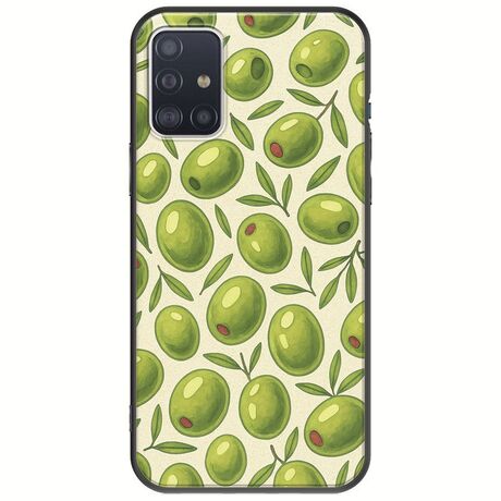 Olive Vibes Samsung Galaxy A51 Black TPU (Μαύρη Σιλικόνη)