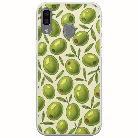 Olive Vibes Samsung Galaxy A40 Flexible TPU (Διάφανη Σιλικόνη)