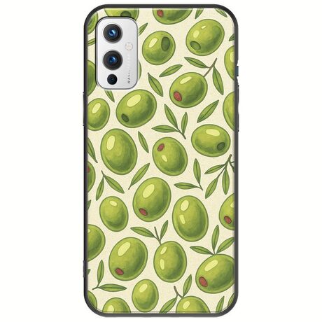 Olive Vibes OnePlus 9 Black TPU (Μαύρη Σιλικόνη)