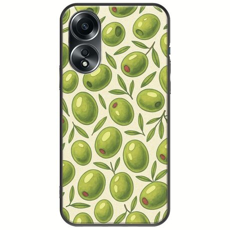 Olive Vibes Oppo A78 5G Black TPU (Μαύρη Σιλικόνη)