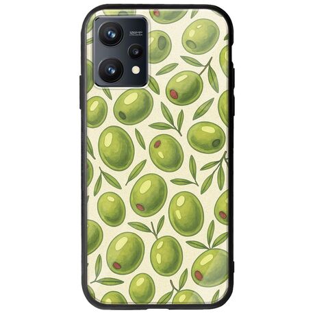 Olive Vibes Realme 9 4G Groove TPU (Tempered Glass και TPU)