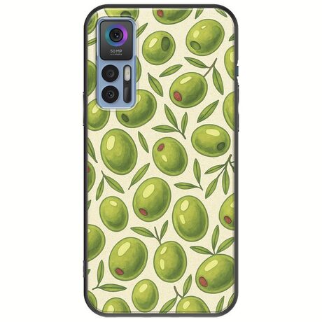 Olive Vibes TCL 30 / 30 5G / 30+ Black TPU (Μαύρη Σιλικόνη)