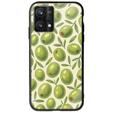Olive Vibes Realme 9 Pro Plus Groove TPU (Tempered Glass και TPU)