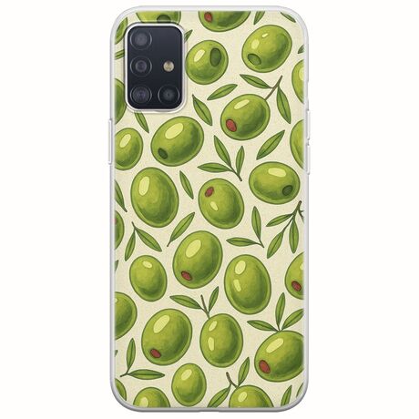 Olive Vibes Samsung Galaxy A71 Flexible TPU (Διάφανη Σιλικόνη)