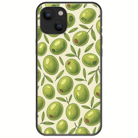 Olive Vibes iPhone 14 Plus Black TPU (Μαύρη Σιλικόνη)