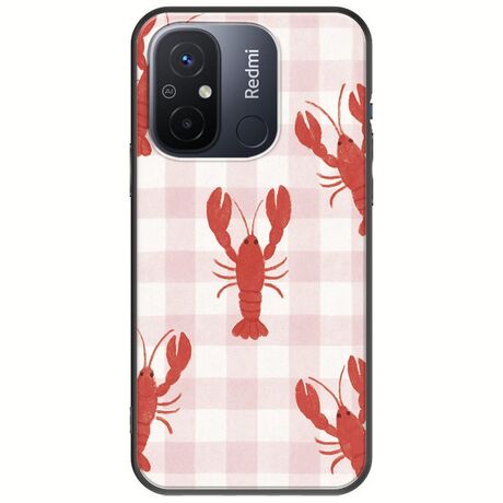 Lobster Picnic Xiaomi Redmi 12C Black TPU (Μαύρη Σιλικόνη)