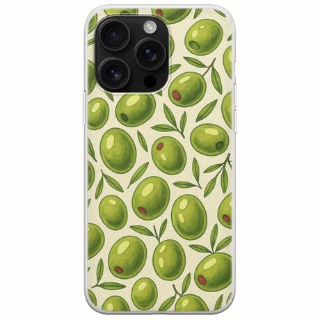 Olive Vibes iPhone 16 Pro Max Flexible TPU (Διάφανη Σιλικόνη)