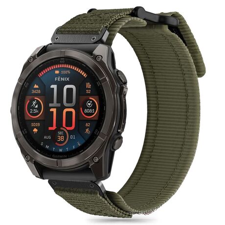 Garmin Fenix Military Green λουράκι σιλικόνης