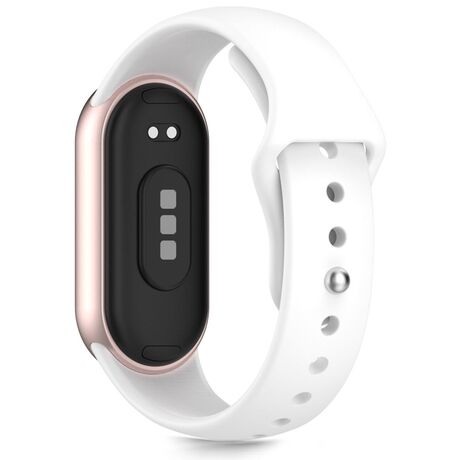 Λουράκι Iconband Soft Mint σε Xiaomi Band 10, πίσω όψη αισθητήρων