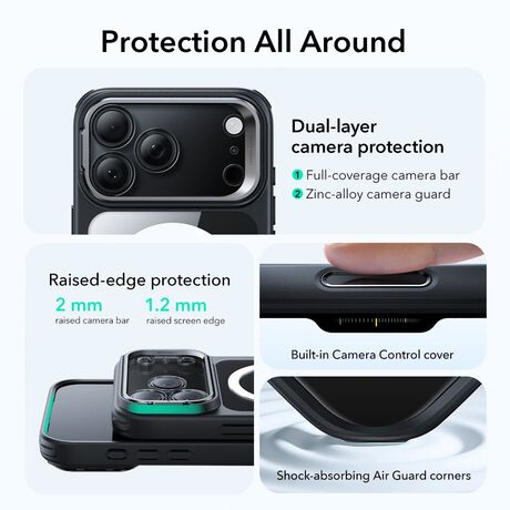 iPhone 17 Pro ESR Classic Hybrid MagSafe case με προστασία και stand