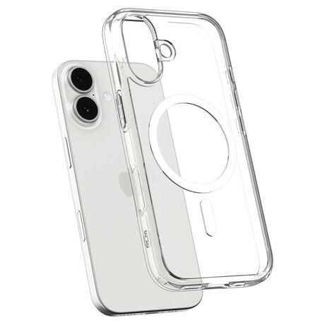 clear White λεπτομερής εικόνα spigen ultra hybrid με magsafe iphone 17iphone 17 magsafe προστατευτική θήκη