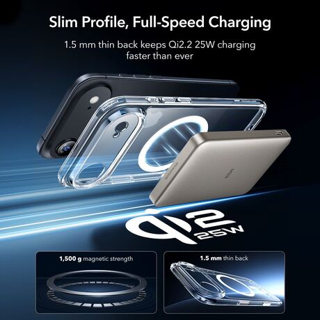 ESR iPhone Air Classic Hybrid MagSafe case ανθεκτική και κομψή