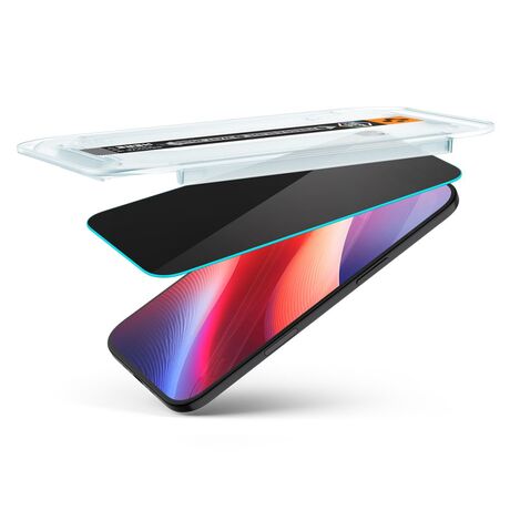 Spigen GLAS.tR EZ Fit iPhone Air tempered glass με πλήρη κάλυψη