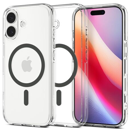 spigen ultra hybrid magsafe θήκη iphone 17 clear graphite