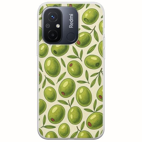 Olive Vibes Xiaomi Redmi 12C Flexible TPU (Διάφανη Σιλικόνη)