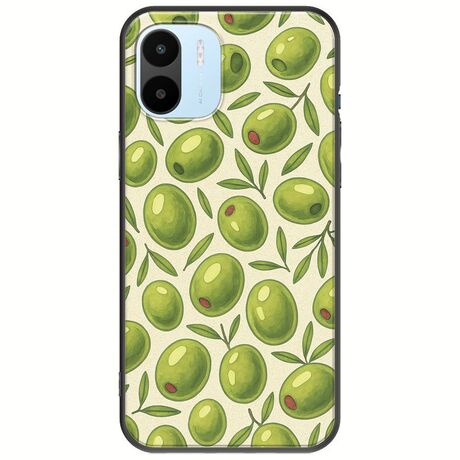 Olive Vibes Xiaomi Redmi A1 Black TPU (Μαύρη Σιλικόνη)