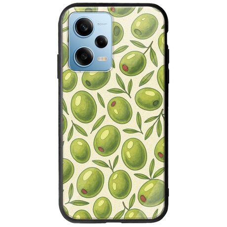 Olive Vibes Xiaomi Redmi Note 12 4G Groove TPU (Tempered Glass και TPU)
