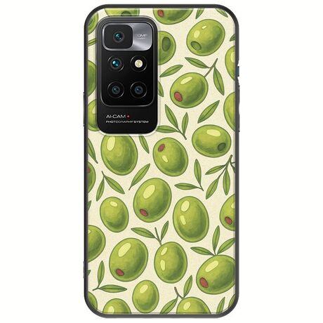 Olive Vibes Xiaomi Redmi 10 Black TPU (Μαύρη Σιλικόνη)