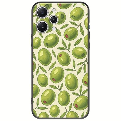 Olive Vibes Xiaomi Redmi 12 5G Black TPU (Μαύρη Σιλικόνη)