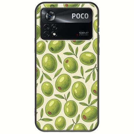 Olive Vibes Xiaomi Poco X4 Pro 5G Black TPU (Μαύρη Σιλικόνη)