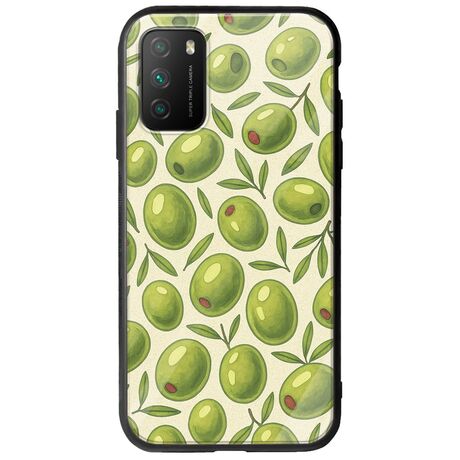 Olive Vibes Xiaomi Poco M3 Groove TPU (Tempered Glass και TPU)