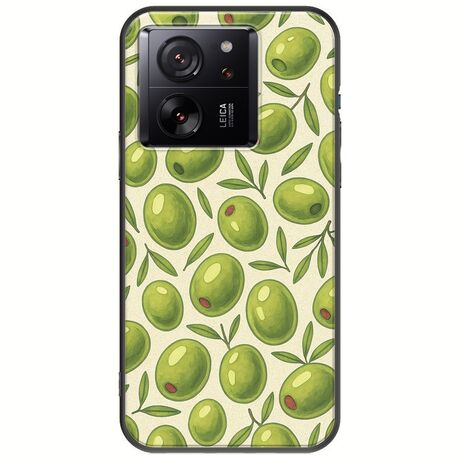 Olive Vibes Xiaomi 13T 5G Black TPU (Μαύρη Σιλικόνη)