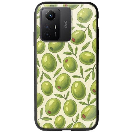 Olive Vibes Xiaomi Redmi Note 12S Groove TPU (Tempered Glass και TPU)