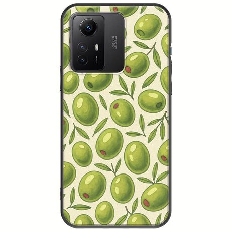 Olive Vibes Xiaomi Redmi Note 12S Black TPU (Μαύρη Σιλικόνη)